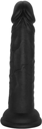 Guilty Toys Realistic Dildo With Suction Cup Black 13.3cm