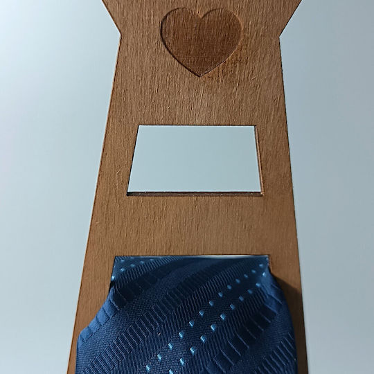 ToXylo Wardrobe Hanger for Ties Wooden Blue SS-8911928 1pcs