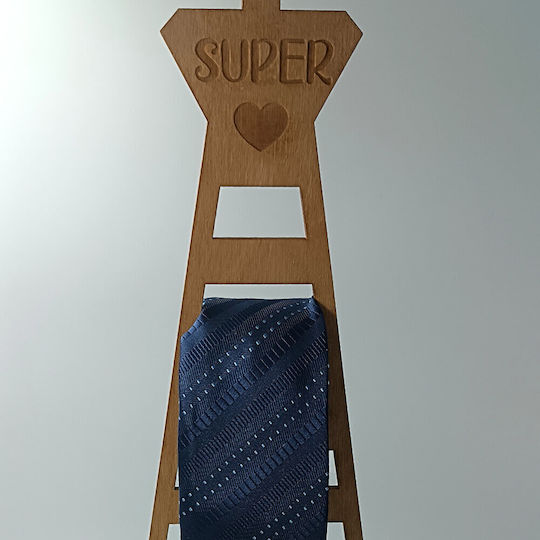 ToXylo Wardrobe Hanger for Ties Wooden Blue SS-8911928 1pcs