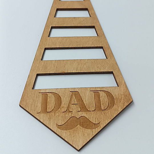 ToXylo Wardrobe Hanger for Ties Wooden Blue SS-8911928 1pcs