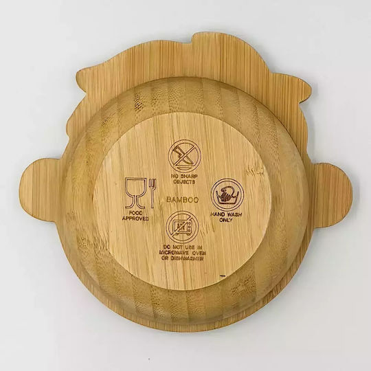 Pandaboo Baby Food Bowl made of Bamboo Green