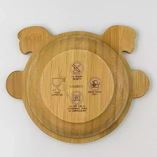 Pandaboo Baby Food Bowl made of Bamboo Pink