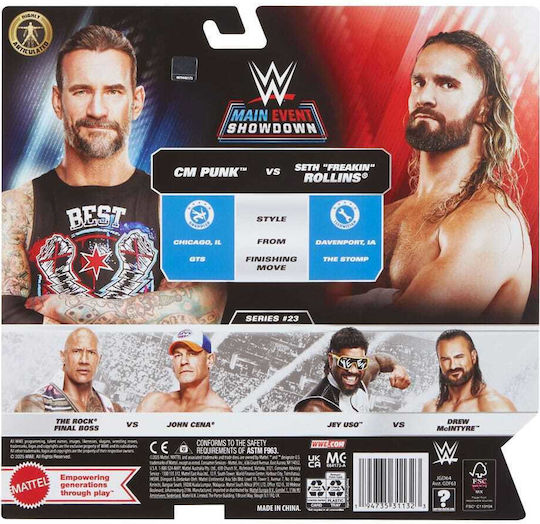 Action-Figur Main Event WWE 15cm.