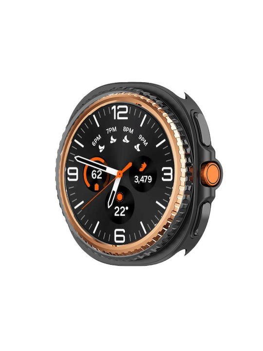 Metal Protective Ring for Samsung Galaxy Watch8 Classic 46mm Rose Gold