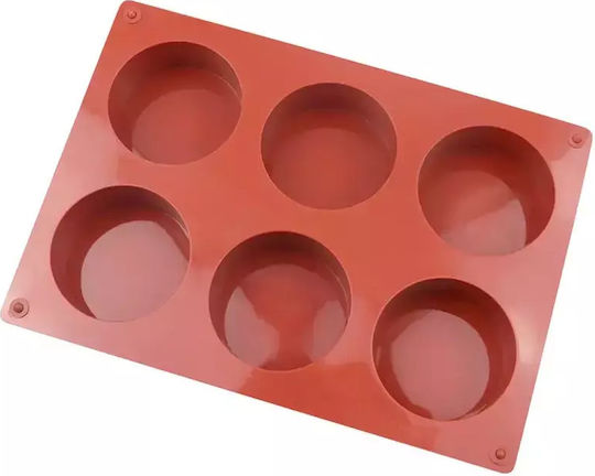 Pandaboo Silicone 6 Cups Baking Pan