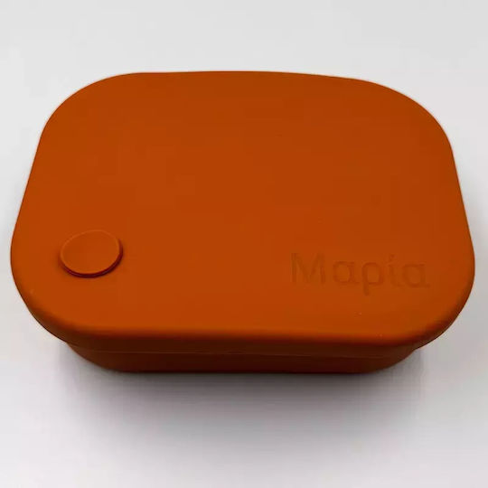 Pandaboo Cutie De Prânz Din Silicon Albastră Cu Compartimente
