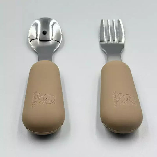 Pandaboo Baby Cutlery Set Blue 2pcs