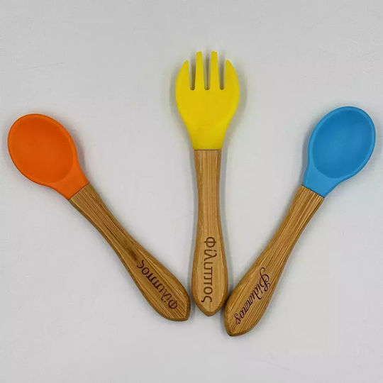 Pandaboo Baby Spoon Green