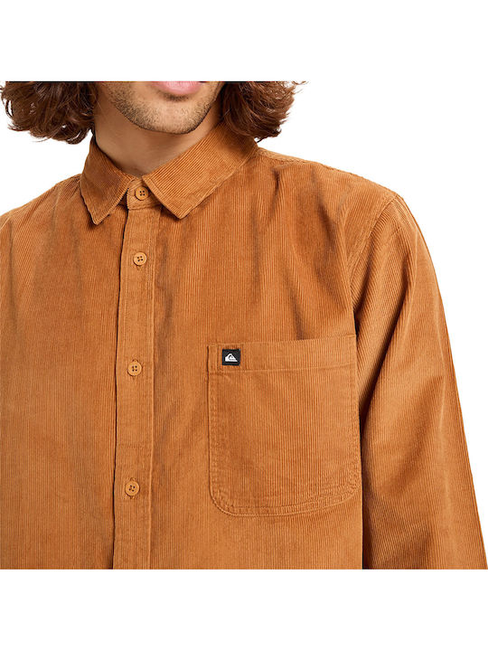 Smoke Trail Long-sleeved Corduroy Shirt Smoke
