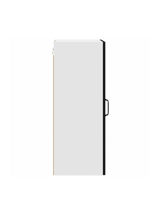 Cabinet Wall Black 40x31x80cm