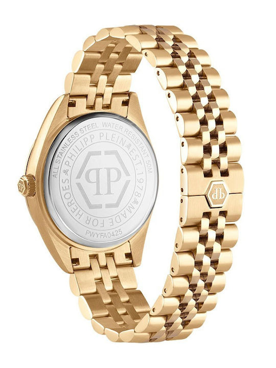 Philipp Plein Women's Watch with Gold Metal Bracelet
