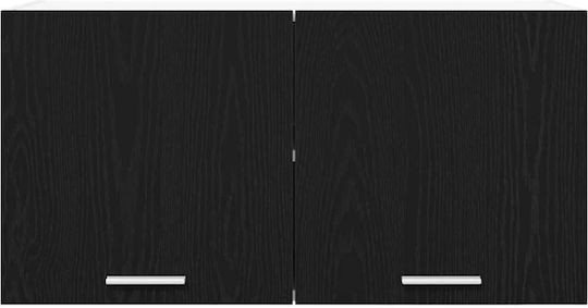 Cabinet Wall Black 80x31x40cm