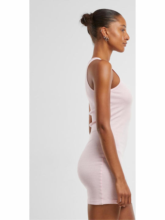 Ladies Summer Mini Dress Blushed Rose