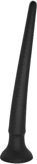 Long Spear Πρωκτικό Ομοίωμα Σιλικόνης Μαύρο 29cm