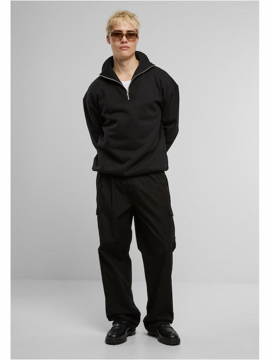 Pantaloni Cargo Elastici Negri