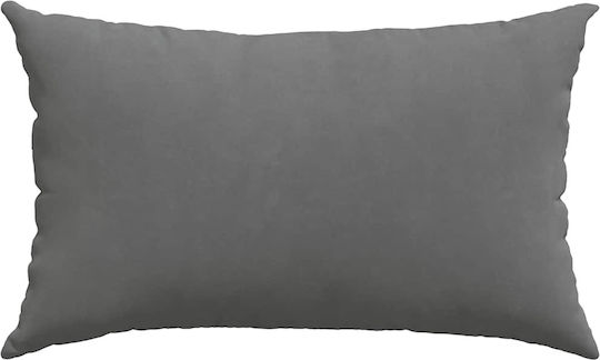 vidaXL Възглавница за диван Dark Gray 2бр 30x50см.