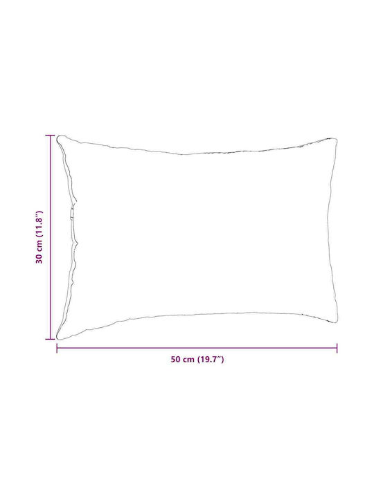 vidaXL Perna de canapea Dark Gray 2buc 30x50cm.