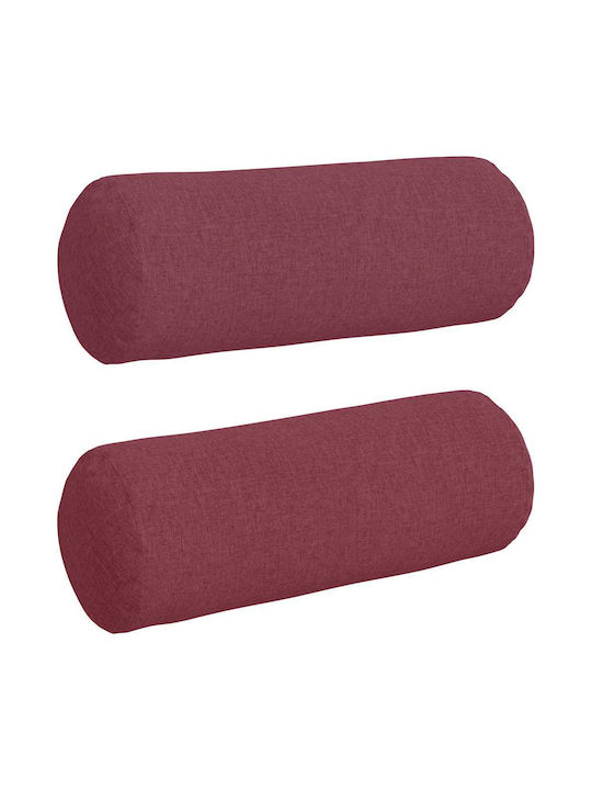 vidaXL Sofa Cushion Red 2pcs 70x25cm.