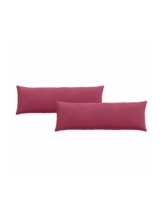 vidaXL Perna De Canapea Din Catifea Roșie 40x120cm
