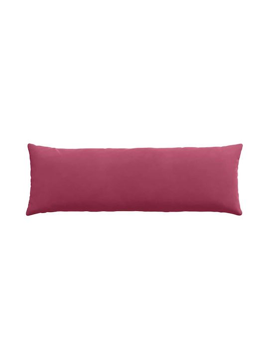 vidaXL Perna De Canapea Din Catifea Roșie 40x120cm