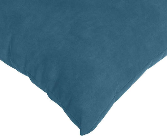 vidaXL Възглавница за диван от кадифе син 40x60см