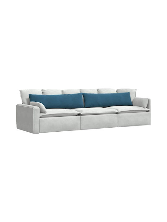vidaXL Velvet Blue Sofa Cushion 40x145cm