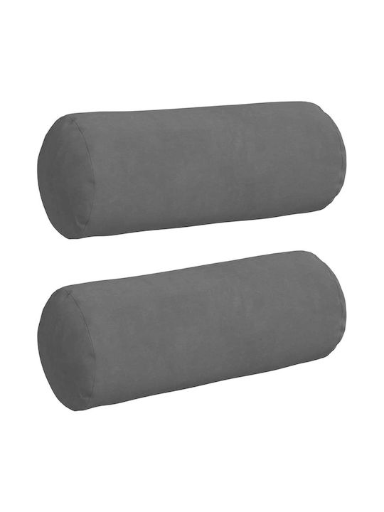vidaXL Perna de canapea Dark Gray 2buc 40x15cm.