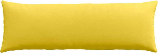 vidaXL Възглавница За Диван Жълта 40x120см