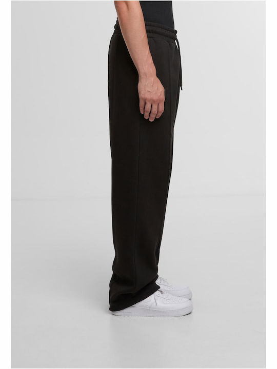 Men's Sweatpants Jogging Pants Without Elastic Jetblack