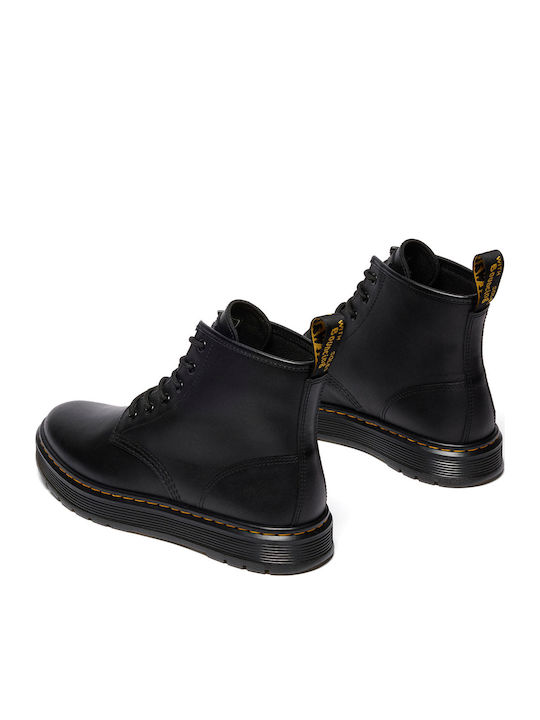 Leder Schwarz Herrenstiefel