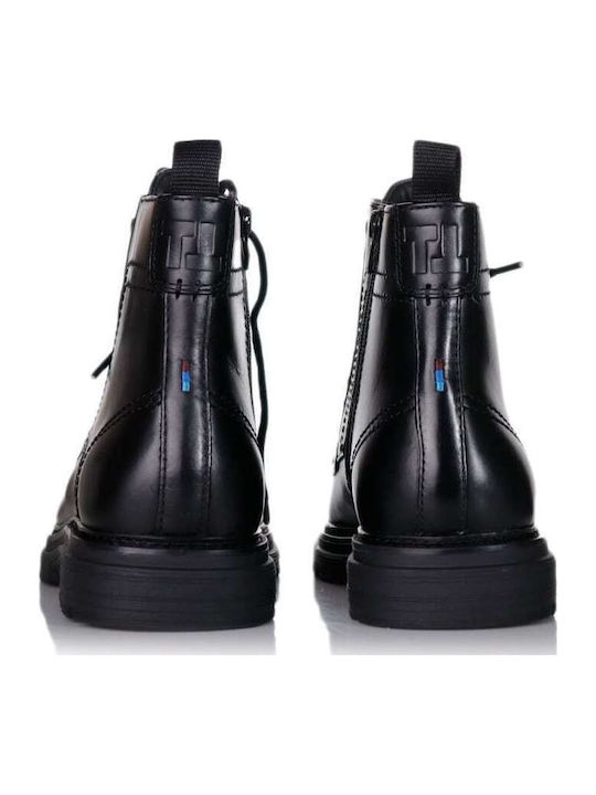 Leather Black Boots Anatomical