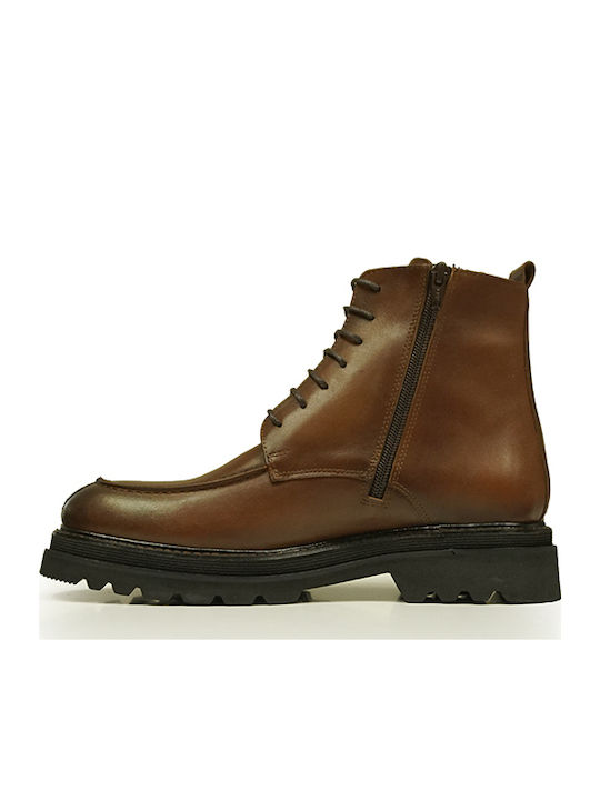 Leather Tabac Brown Boots