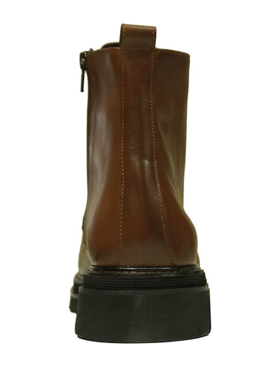 Leather Tabac Brown Boots