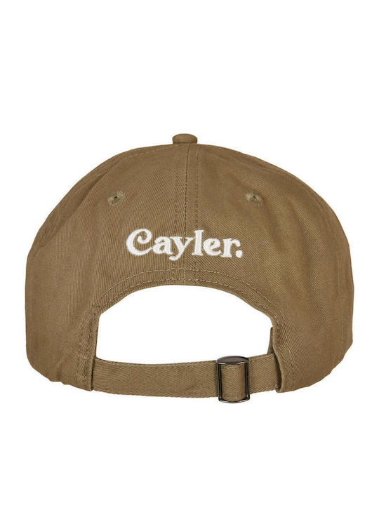 Knock Hustle Strapback Cap Olive Offwhite One