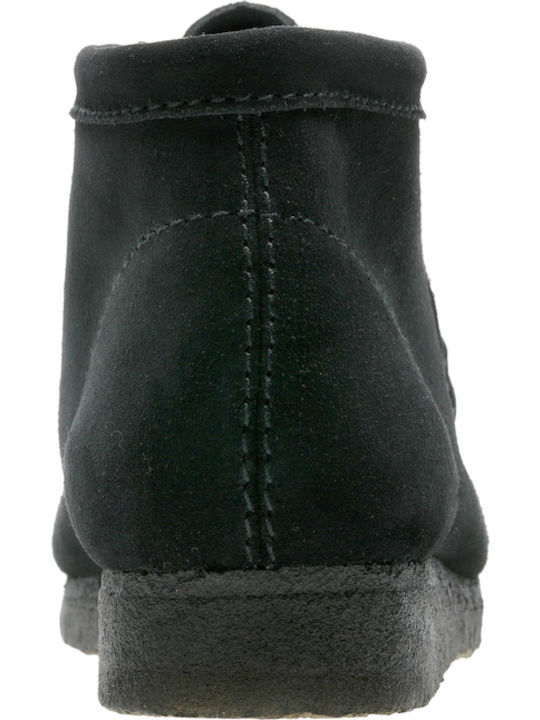 Wallabee Boot Schwarz Herrenstiefel