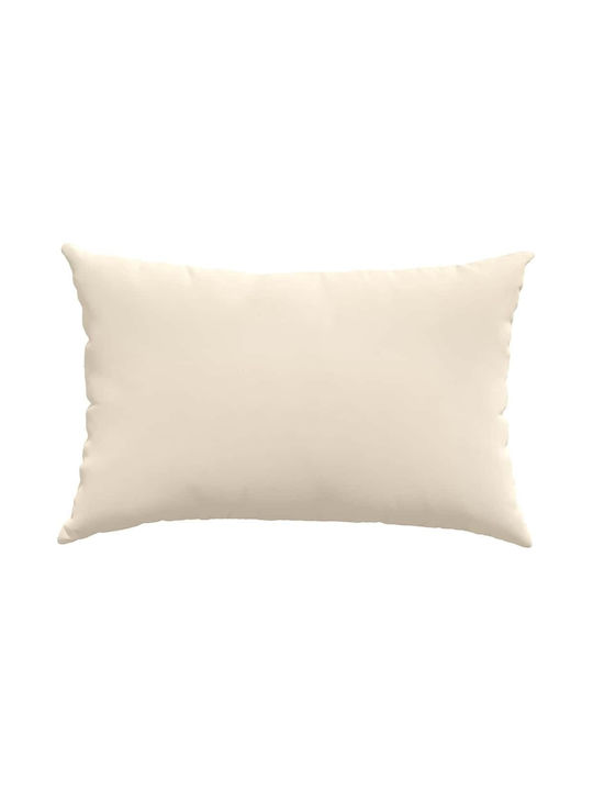 vidaXL Sofa-Kissen Beige 2Stück 40x60cm.