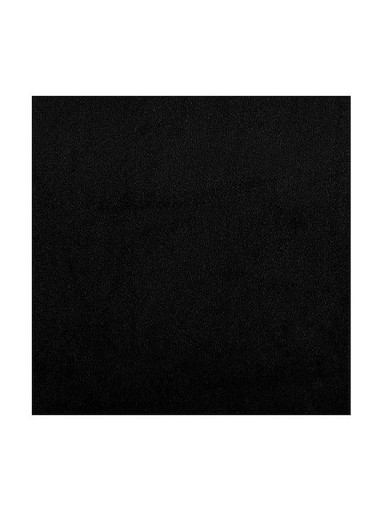 vidaXL Sofa Cushion Black Velvet-Black Metal 2pcs 30x50cm.