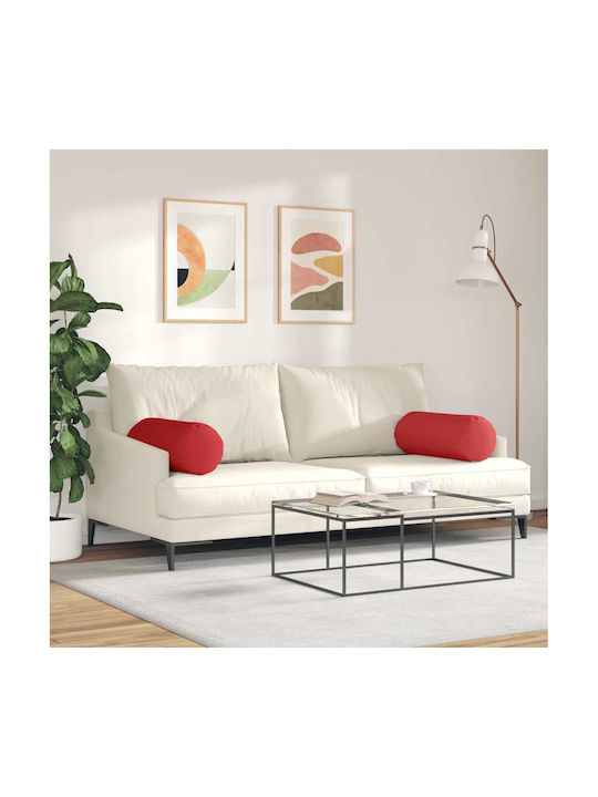 vidaXL Sofa-Kissen Red 2Stück 70x25cm.