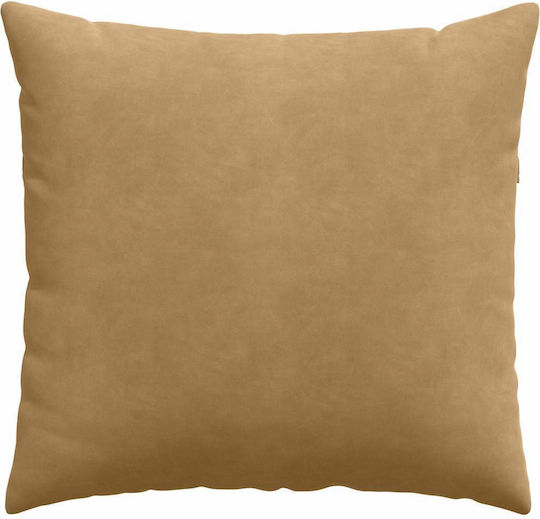 vidaXL Velvet Brown Sofa Cushion 45x45cm