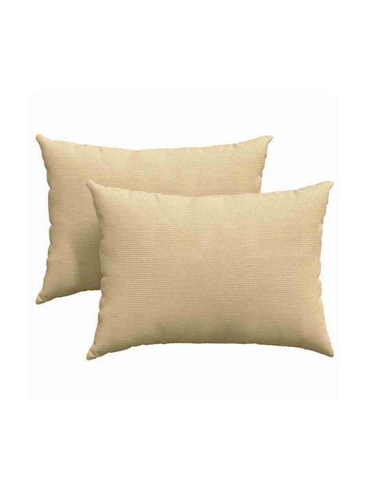 vidaXL Velvet Gray Green Sofa Cushion 50x70cm