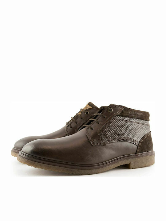 67041 Leather Chukka Boots Brown