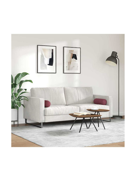 vidaXL Sofa-Kissen Red 2Stück 40x15cm.