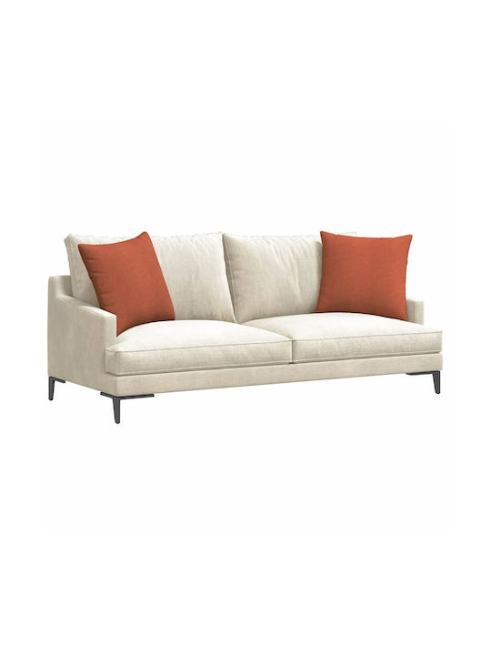 vidaXL Velvet Sofa Cushion Red Orange 50x50cm