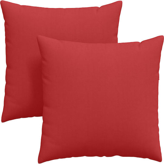 vidaXL Sofa-Kissen Rote 80x80cm