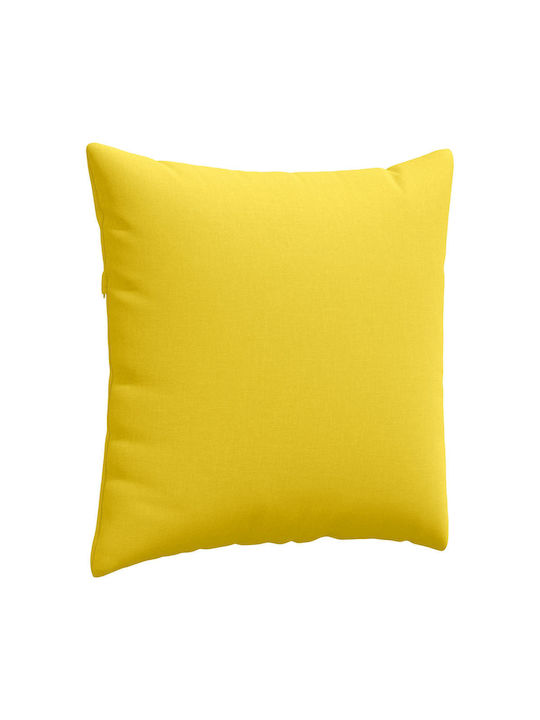 vidaXL Sofa Cushion Yellow 80x80cm