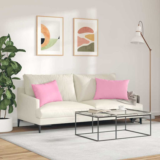 vidaXL Μαξιλάρι Ροζ 2τμχ 40x60εκ. vidaXL Μαξιλάρι Ροζ 2τμχ 40x60εκ.