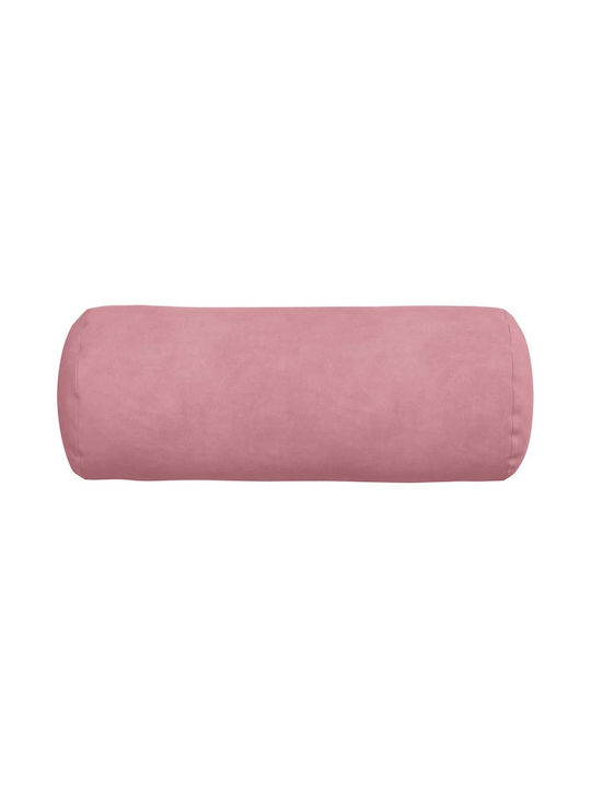 vidaXL Velvet Pink Sofa Cushion 40x15cm
