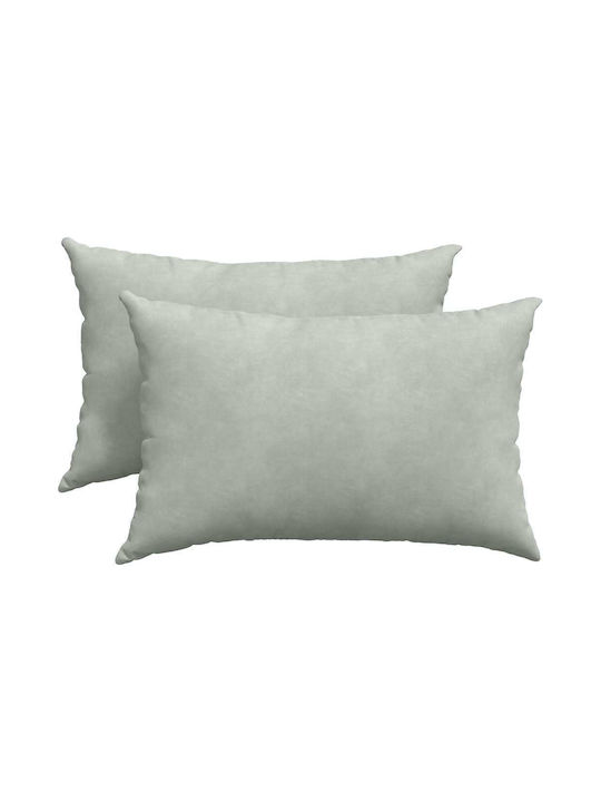 vidaXL Velvet Gray Sofa Cushion 40x60cm