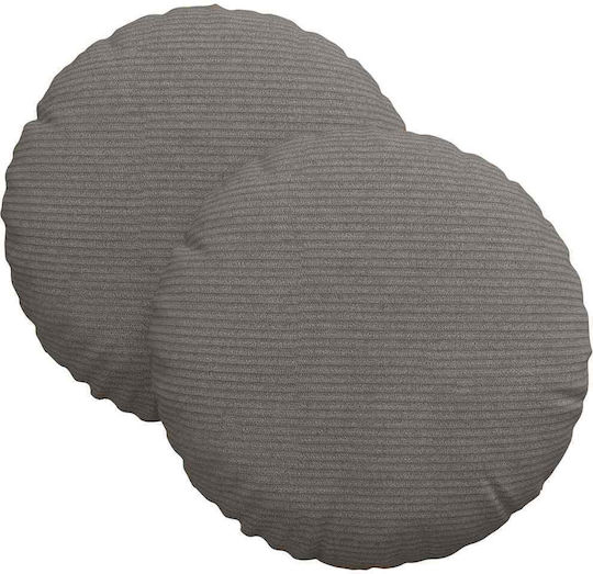 vidaXL Velvet Sofa Cushion Light Gray 30x30cm