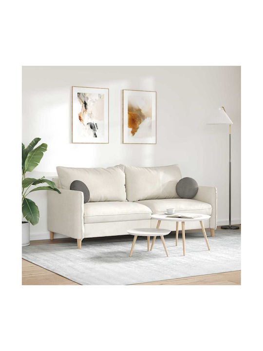 vidaXL Velvet Sofa Cushion Light Gray 30x30cm